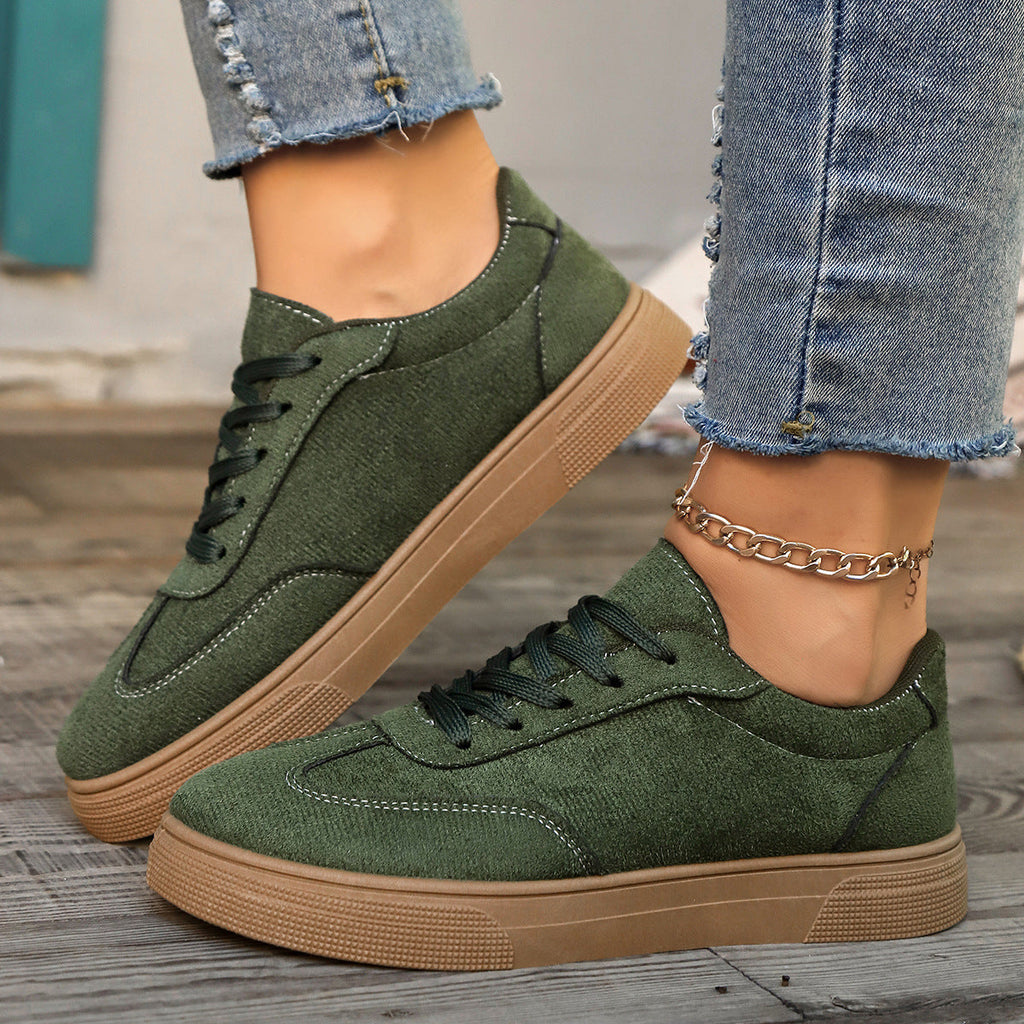 Chaussures Richelieu élégantes et décontractées à lacets pour étudiantes