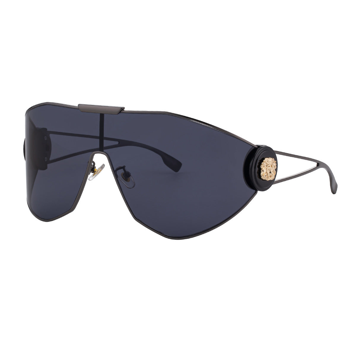 Lunettes de soleil aviateur sport plein cadre pour femmes — Protection UV intégrée aux verres