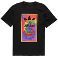 T-shirt à logo languette tie-dye adidas Originals enfant - Noir
