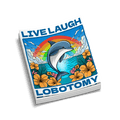 Lobotomie - Autocollant pour casque de chantier