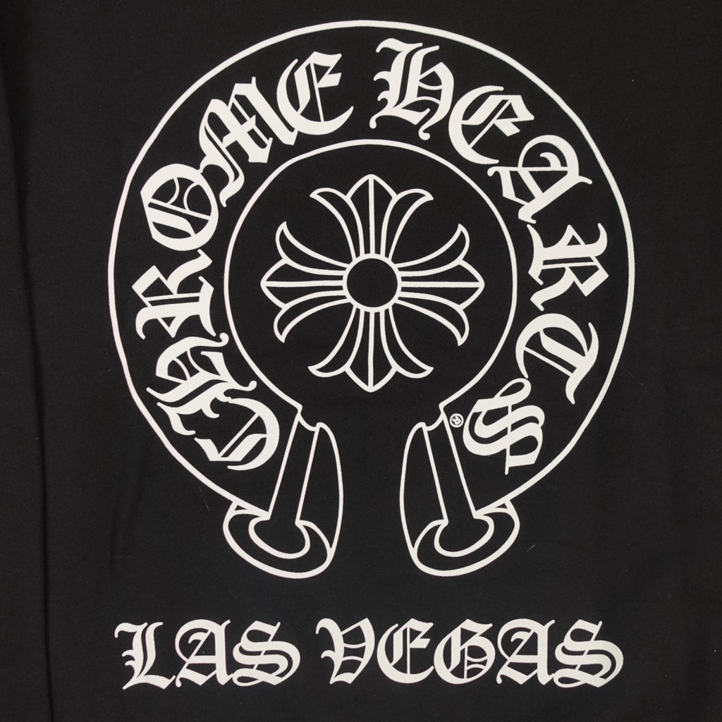 Sweat à capuche exclusif Chrome Hearts Las Vegas Horseshoe noir