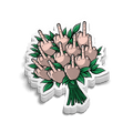 Bouquet - Autocollant de casque