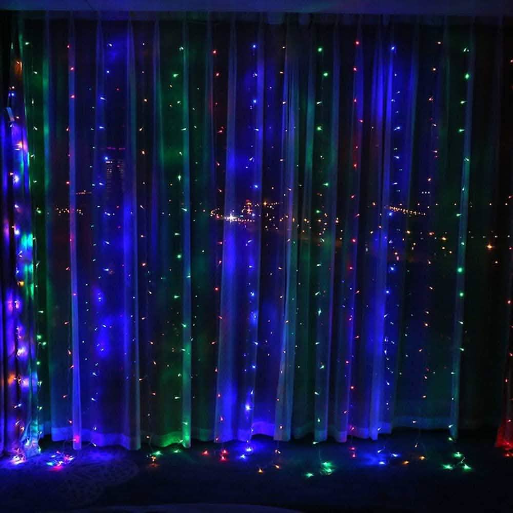 Guirlande lumineuse LED RGB multicolore étanche 448 lumières