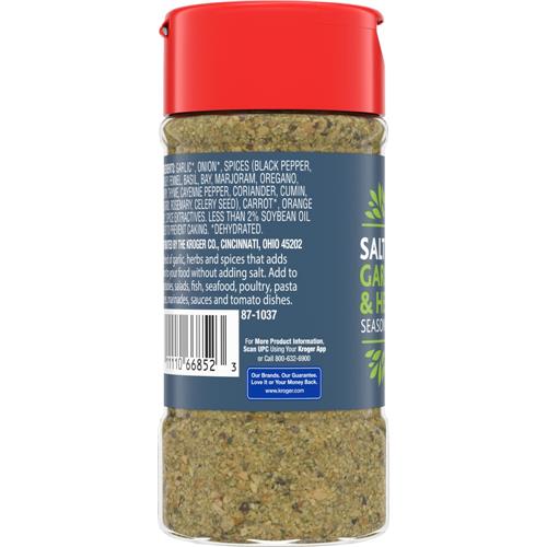 Mélange savoureux sans sel d'ail et d'herbes Kroger 70 g