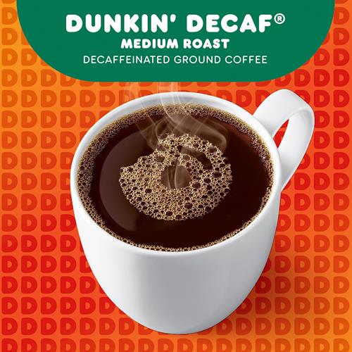 Café Décaféiné Torréfaction Moyenne Dunkin, 10 capsules K-Cup Keurig