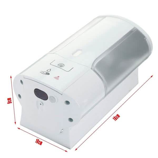 Distributeur de savon automatique sans contact à capteur infrarouge mural de 450 ml