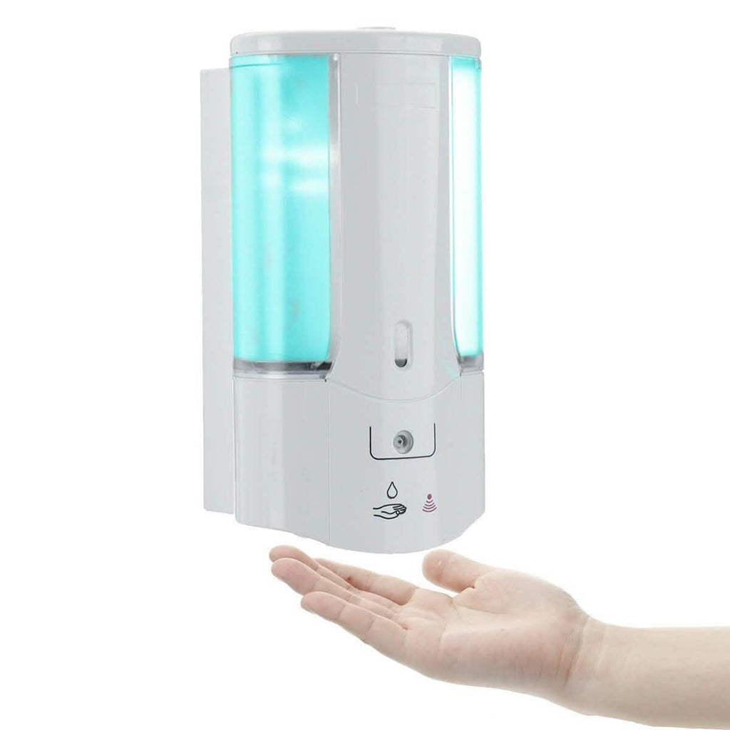 Distributeur de savon automatique sans contact à capteur infrarouge mural de 450 ml