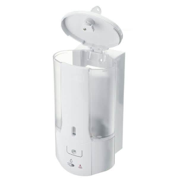 Distributeur de savon automatique sans contact à capteur infrarouge mural de 450 ml