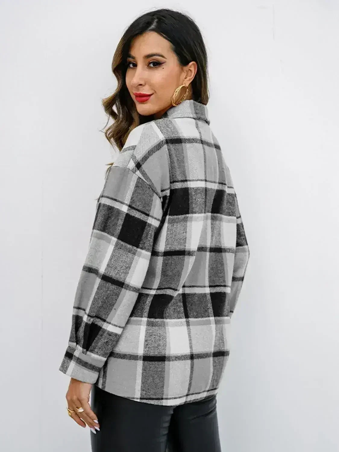 Veste boutonnée couleur citrouille