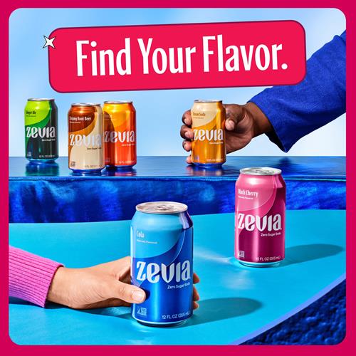 Zevia Soda Zéro Sucre, Dr. Zevia, Canettes de 355 ml (Paquet de 12)