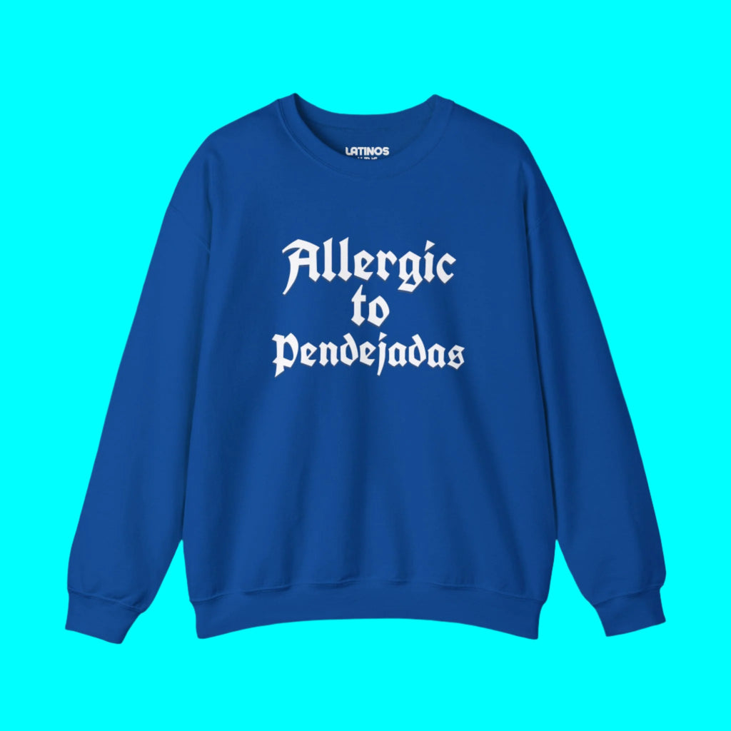 Sweat-shirt ras du cou « Allergic To Pendejadas (BS) » | Doublure polaire | 3 couleurs