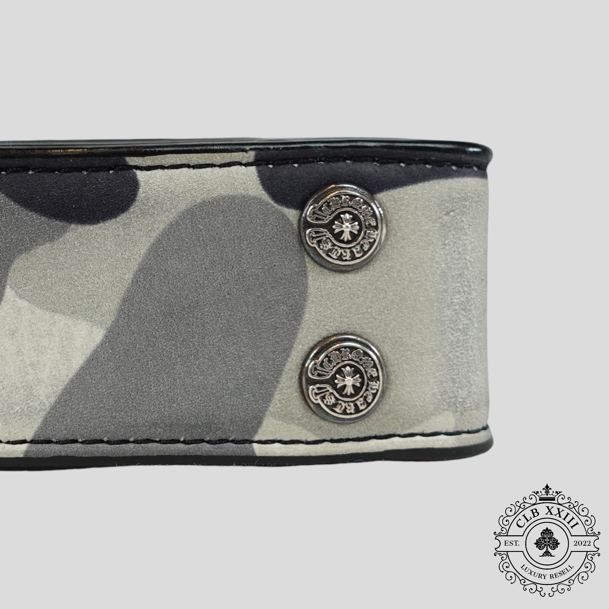 Sangle de ceinture Chrome Hearts Snow Camo