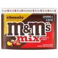 Sachet de bonbons au chocolat M&Ms Classic Mix format familial, chocolat au lait, beurre de cacahuète et cacahuète, 235 g