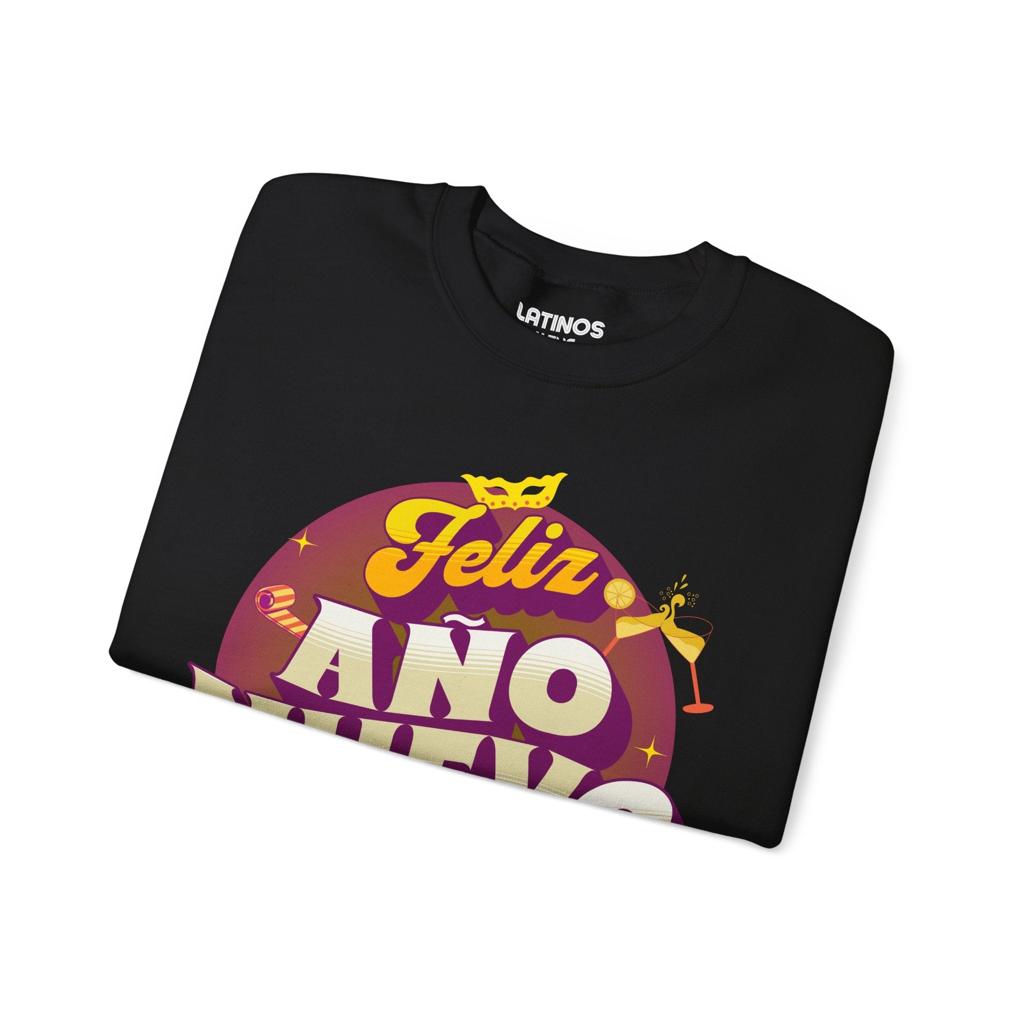 Joyeux Nouvel An Putos ! 2027 Latino Joyeux Nouvel An Pull ras du cou | Drôle Réveillon du Nouvel An | 3 Couleurs
