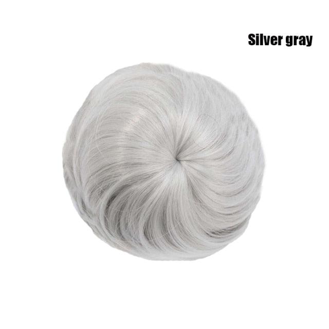 Chignon de 45 g pour femme, extension de cheveux synthétiques, chignon donut, postiche, chignon à cordon, extension de cheveux à clip pour chignons volumineux pour filles