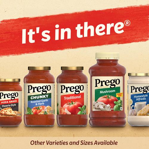 Sauce pour pâtes Prego Chunky Garden Combo, pot de 673 g