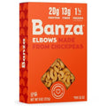 Banza Pâtes de pois chiches coudes - Sans gluten, riches en protéines et à faible teneur en glucides - Pâtes de pois chiches coudes protéinées - 227g