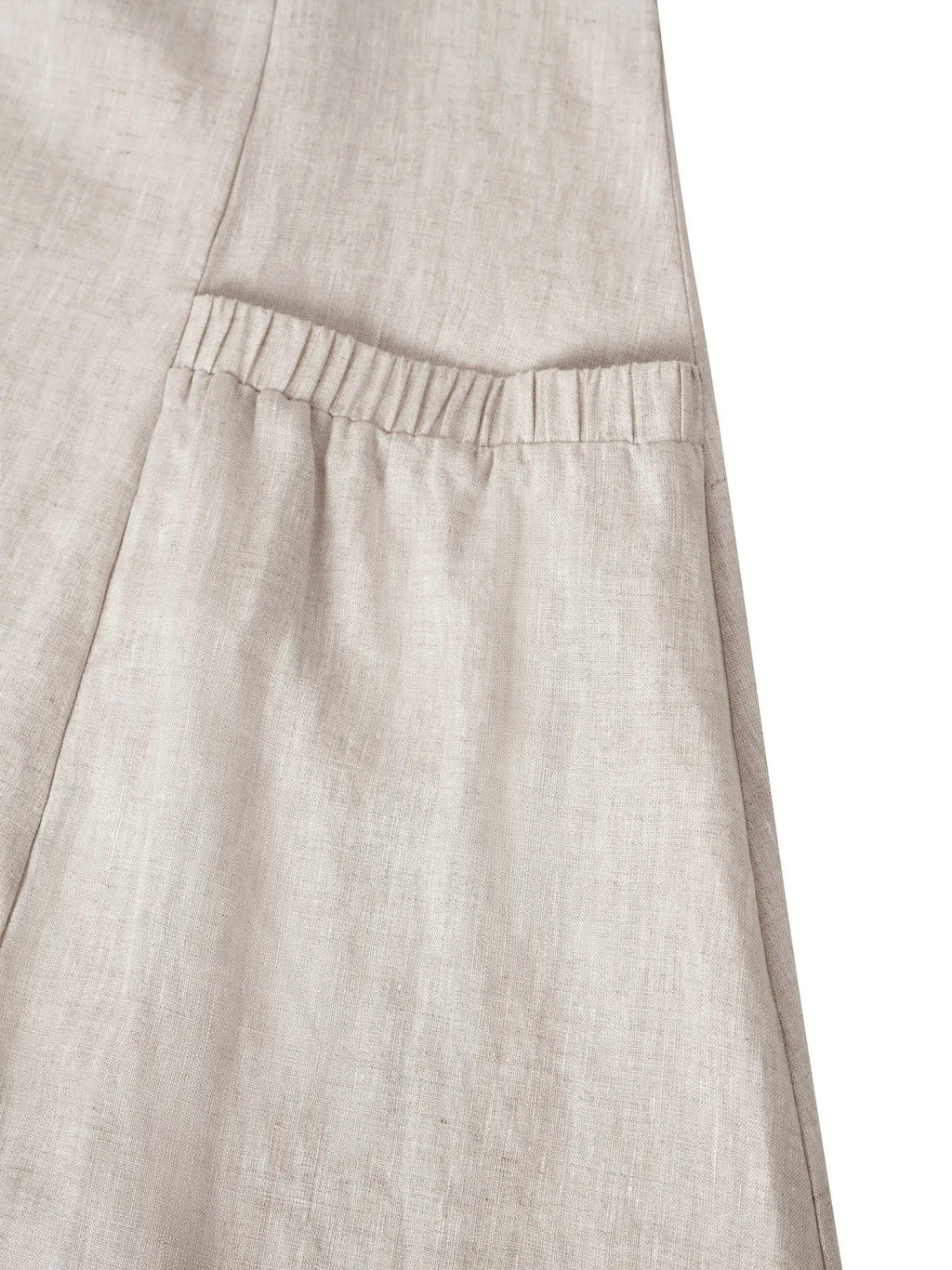 Robe débardeur de plage évasée 100 % lin GIANA