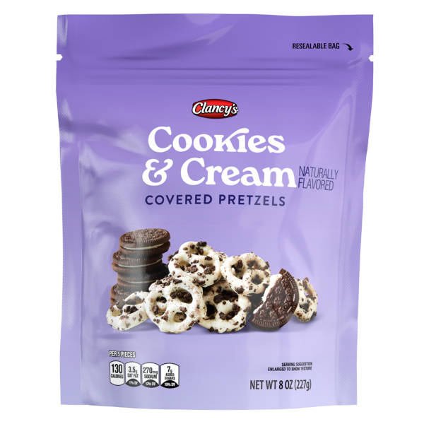Bretzels Clancy's au biscuit et à la crème - 227 g