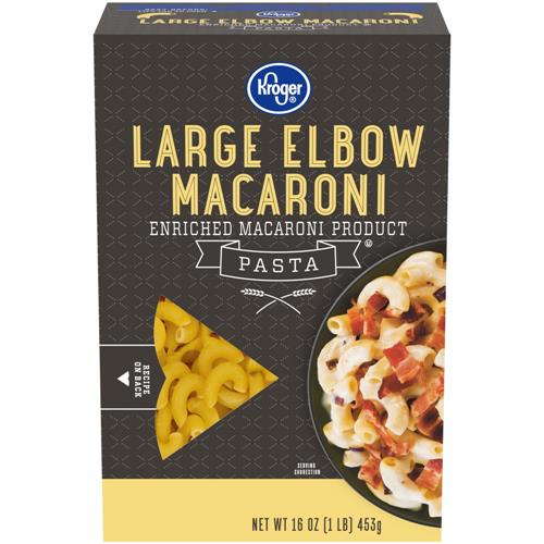 Pâtes de macaroni coudées Kroger, grand format, 450 g