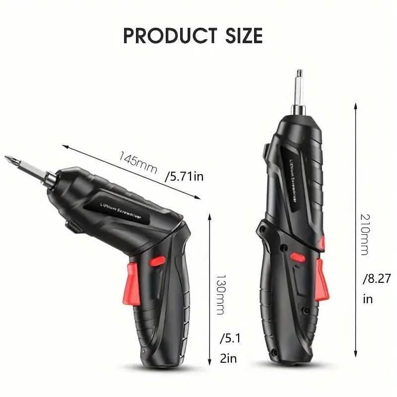 Ensemble de 47 pièces : mini perceuse électrique domestique 3,6 V