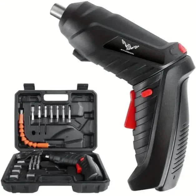 Ensemble de 47 pièces : mini perceuse électrique domestique 3,6 V