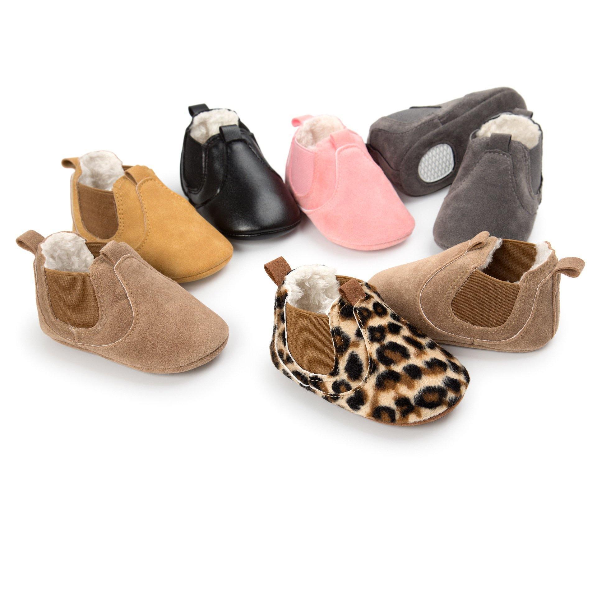 Petites chaussures en cuir souple et confortable pour bébé, en coton, pour nouveau-né, tout-petit, bottines durables et légères