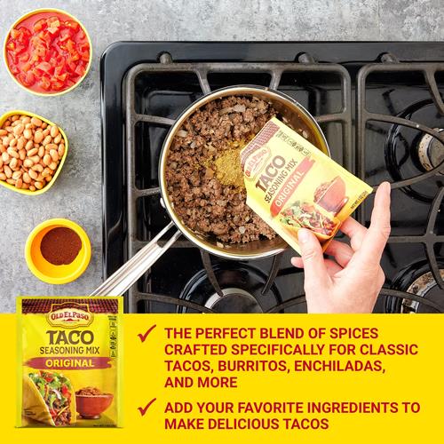 Préparation pour tacos Old El Paso, saveur Original, 28g.