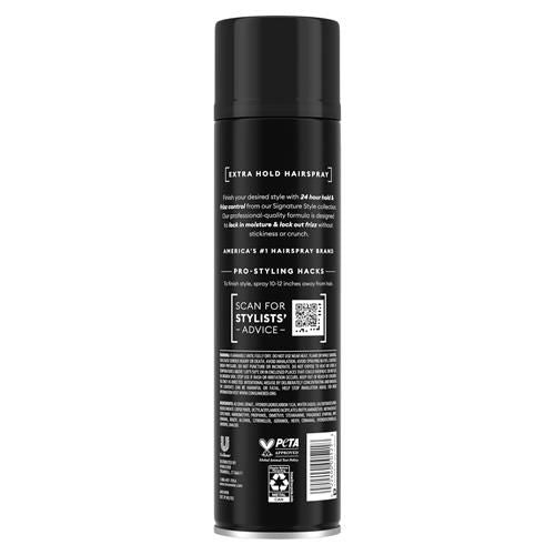 Laque à tenue extra forte Tresemmé, technologie Pro Lock, contrôle des frisottis pendant 24 h, 325 ml