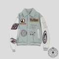 Blouson Teddy Louis Vuitton Studios bleu