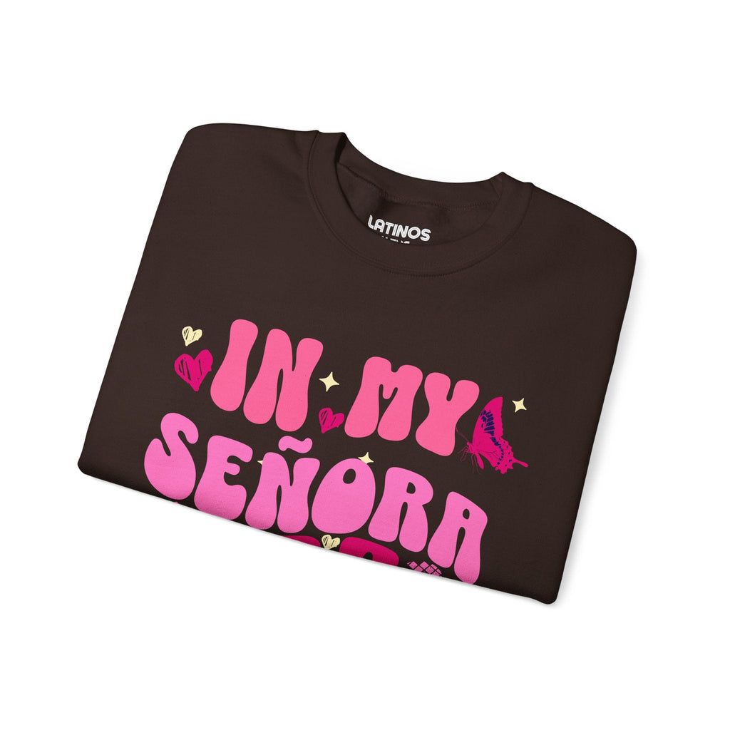 In My Señora Era Latina Mom Comfy Crewneck Sweater | Drôle viral latino | 3 couleurs