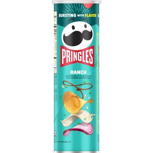Pringles, croustilles, saveur ranch, 158 g