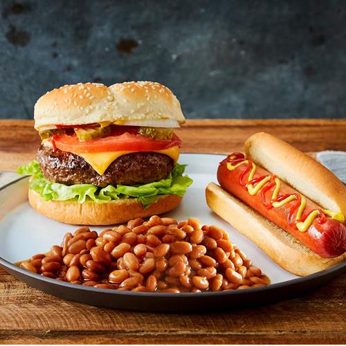 Fèves au lard maison Bush's Best, source de protéines végétales et de fibres, faible en gras, sans gluten, 235 g