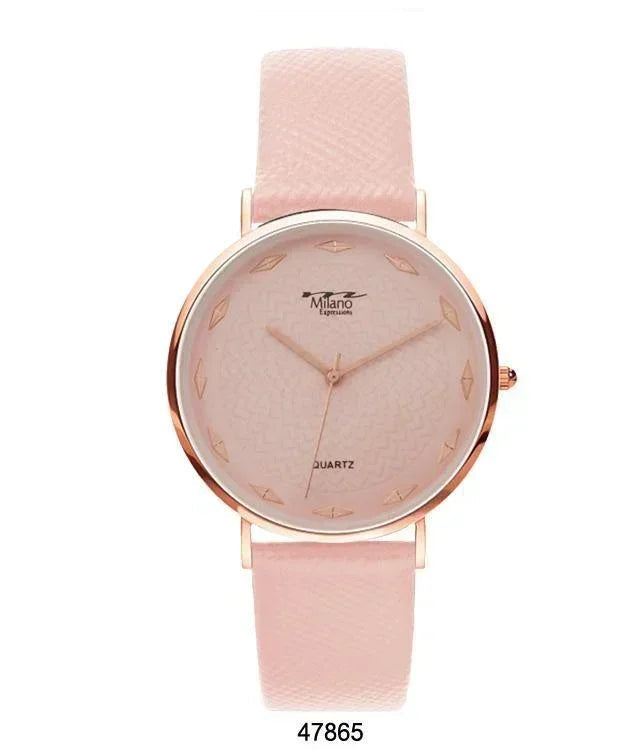 Montre Sandbrough 40 mm Milano Expressions à bracelet en cuir végétalien