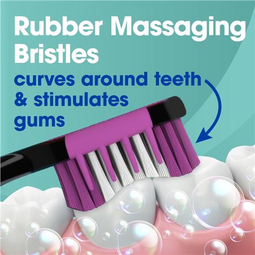Brosse à dents de massage multi-action Kroger à brins souples, paquet de 10