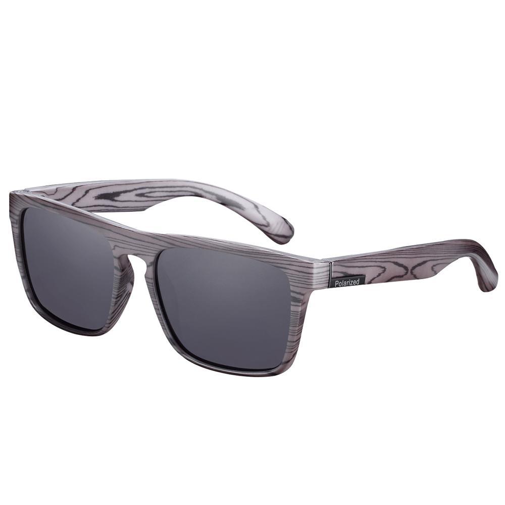 Lunettes de soleil de luxe polarisées imitation bois pour hommes et femmes Style rétro Lunettes de soleil de mode Oculos de sol