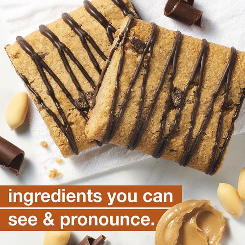 Kind Carrés Tendres, Blondie Farine Amande Cacahuètes, Barres de collation saines, Sans gluten, 5g de protéines, Lot de 6