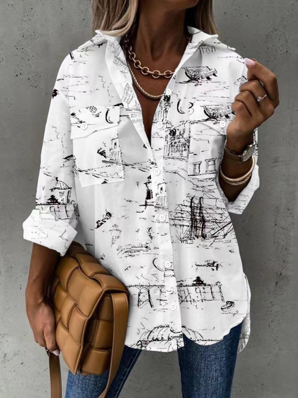 👚 Ensemble décontracté deux pièces à manches longues pour femme grande taille