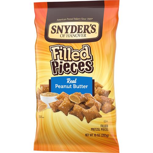 Snyders Of Hanover Bretzels fourrés au beurre de cacahuète, sac de 283 g