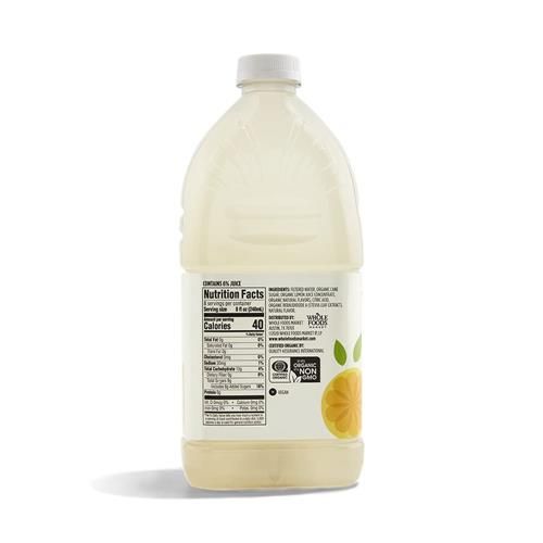 Whole Foods Market, Limonade légère biologique, 64 fl oz