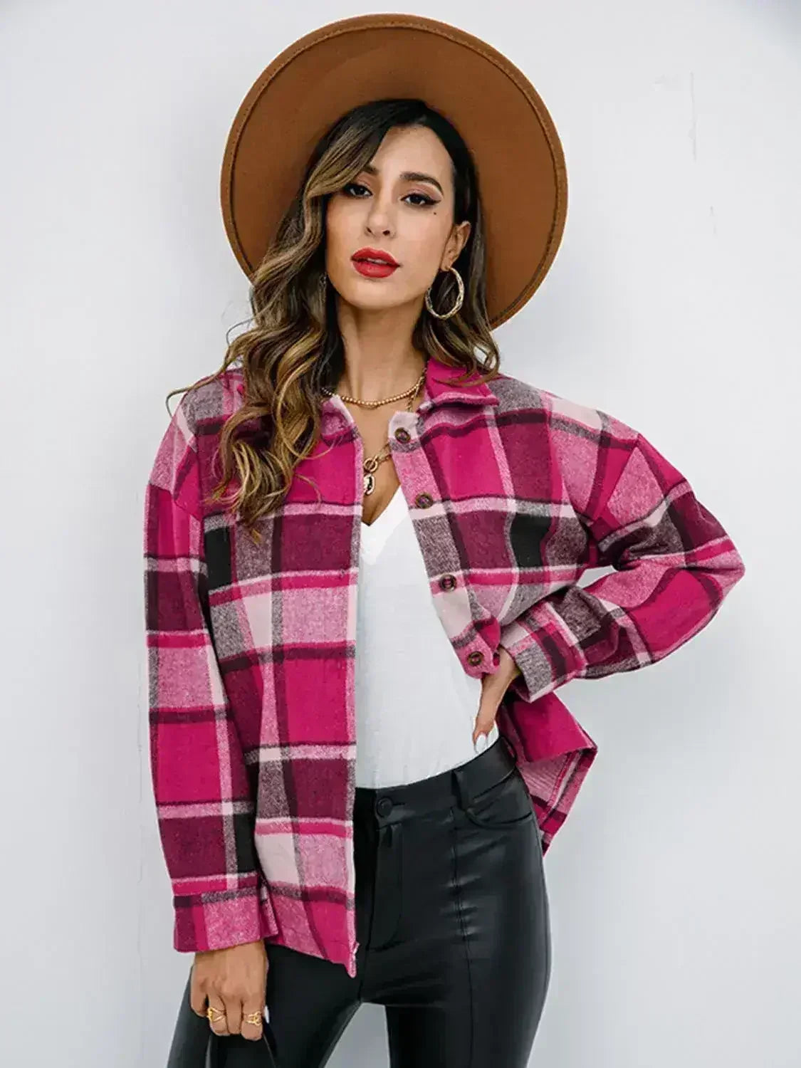 Veste boutonnée couleur citrouille