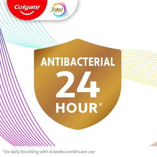 Colgate Total Active Prevention Deep Clean Toothpaste, Anticavity Fluoride Toothpaste, Clinically Proven Fluoride Formula Helps Fight Plaque Bacteria, Mint, 2 Pack, 5.1 Oz
