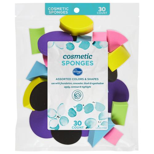Kroger Éponges à maquillage formes variées 30 unités