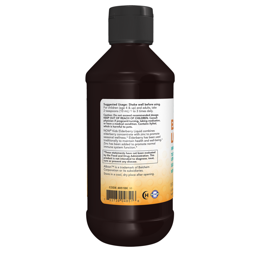 Now Foods Sureau liquide pour enfants 8 oz - 4851