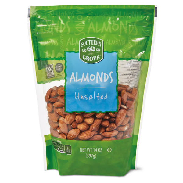 Amandes Entières Non Salées Southern Grove, 396 g