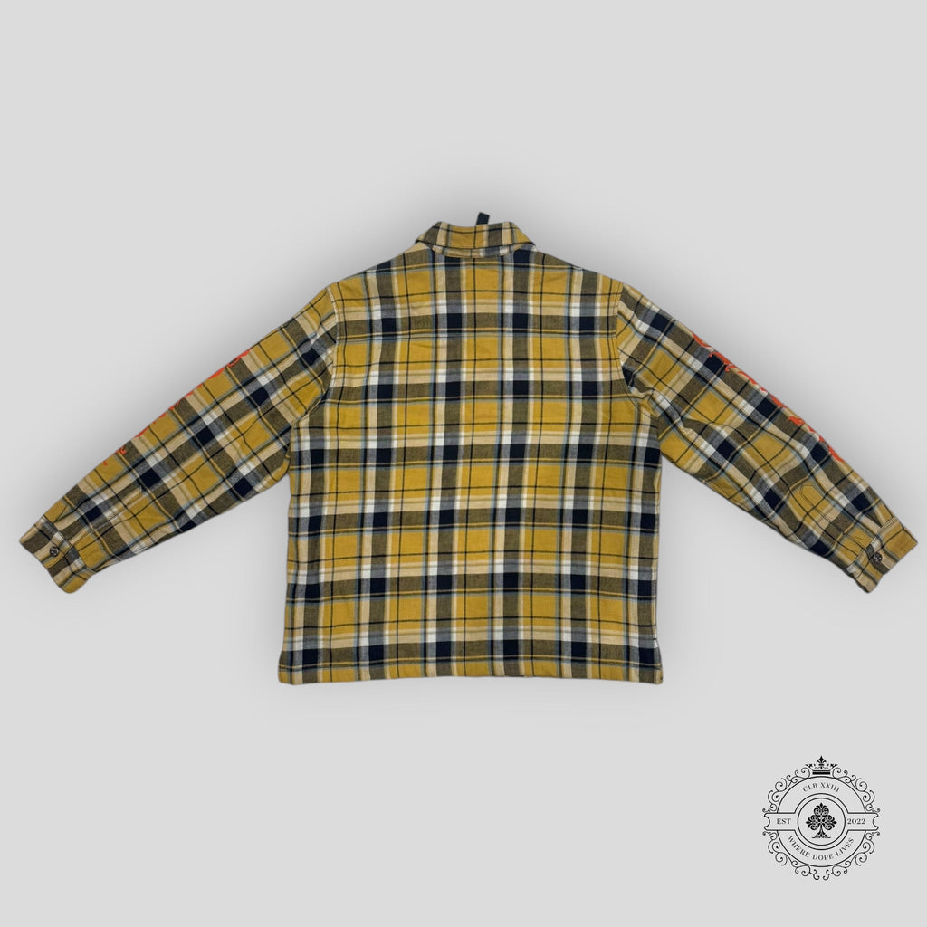 Chemise matelassée en flanelle Chrome Hearts