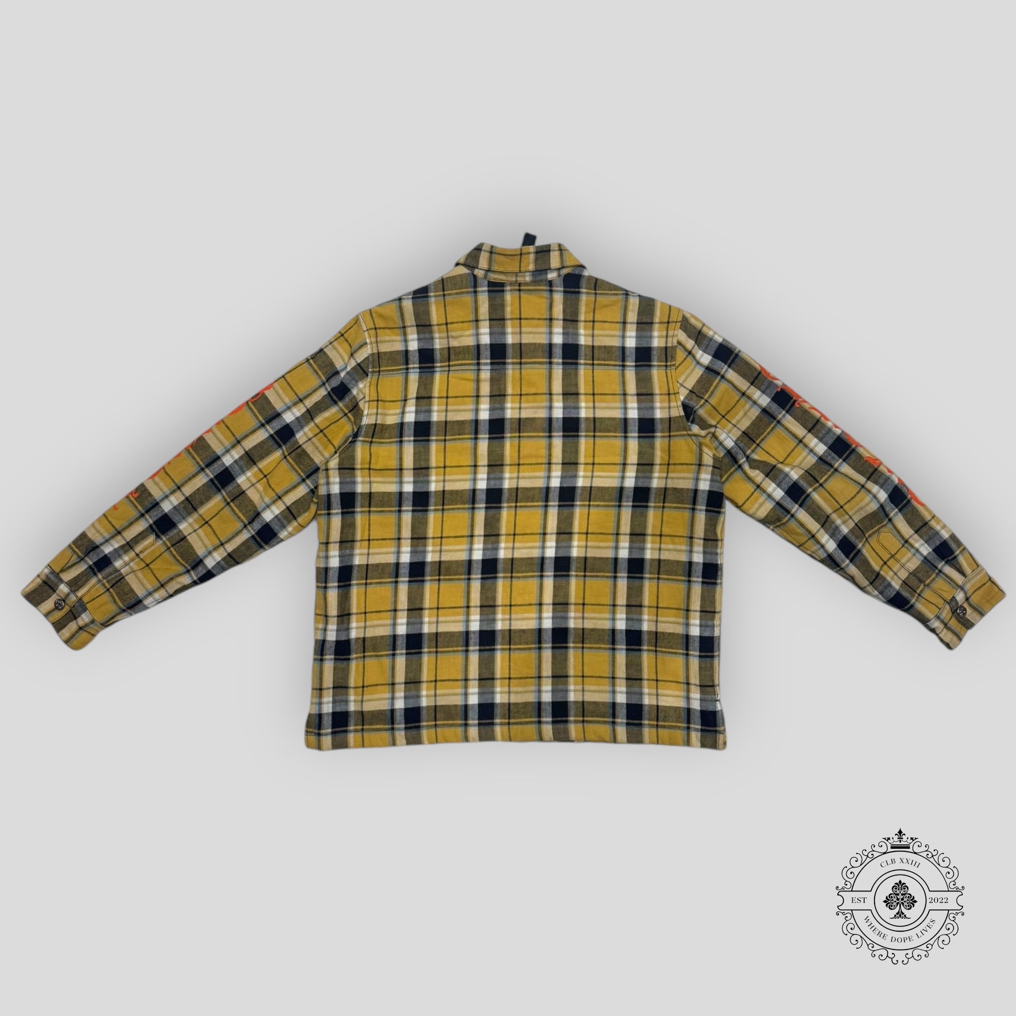 Chemise matelassée en flanelle Chrome Hearts