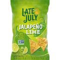 Chips tortilla Jalapeño et citron vert Late July Snacks, sac de 221 g