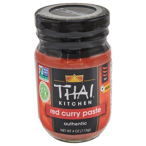 Pâte de Curry Rouge Sans Gluten Thai Kitchen, 113 g
