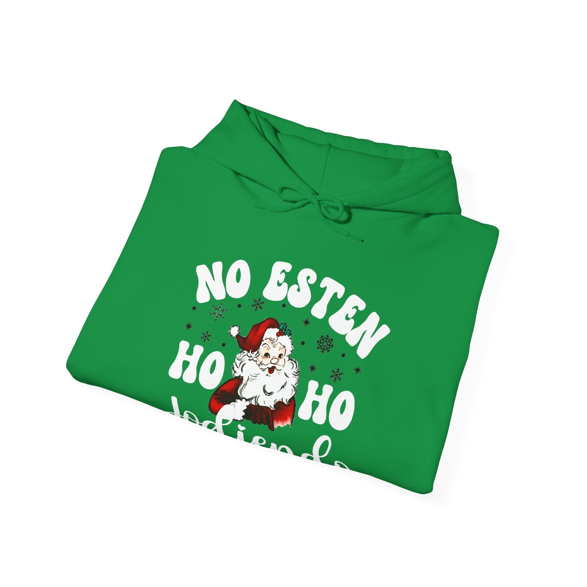 Sweat à capuche de Noël confortable « No Esten Ho Ho Jodiendo Santa Claus » | Latino | 3 COULEURS